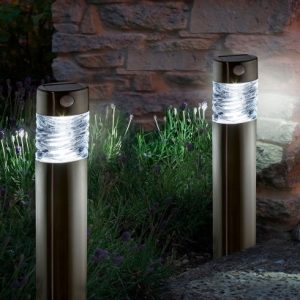 Monet struik titel Buitenlamp met sensor | Automatische LED tuinverlichting